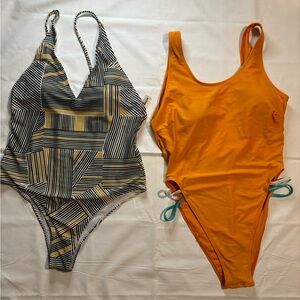 One-Piece Swimsuit Women’s Set of Two Size L